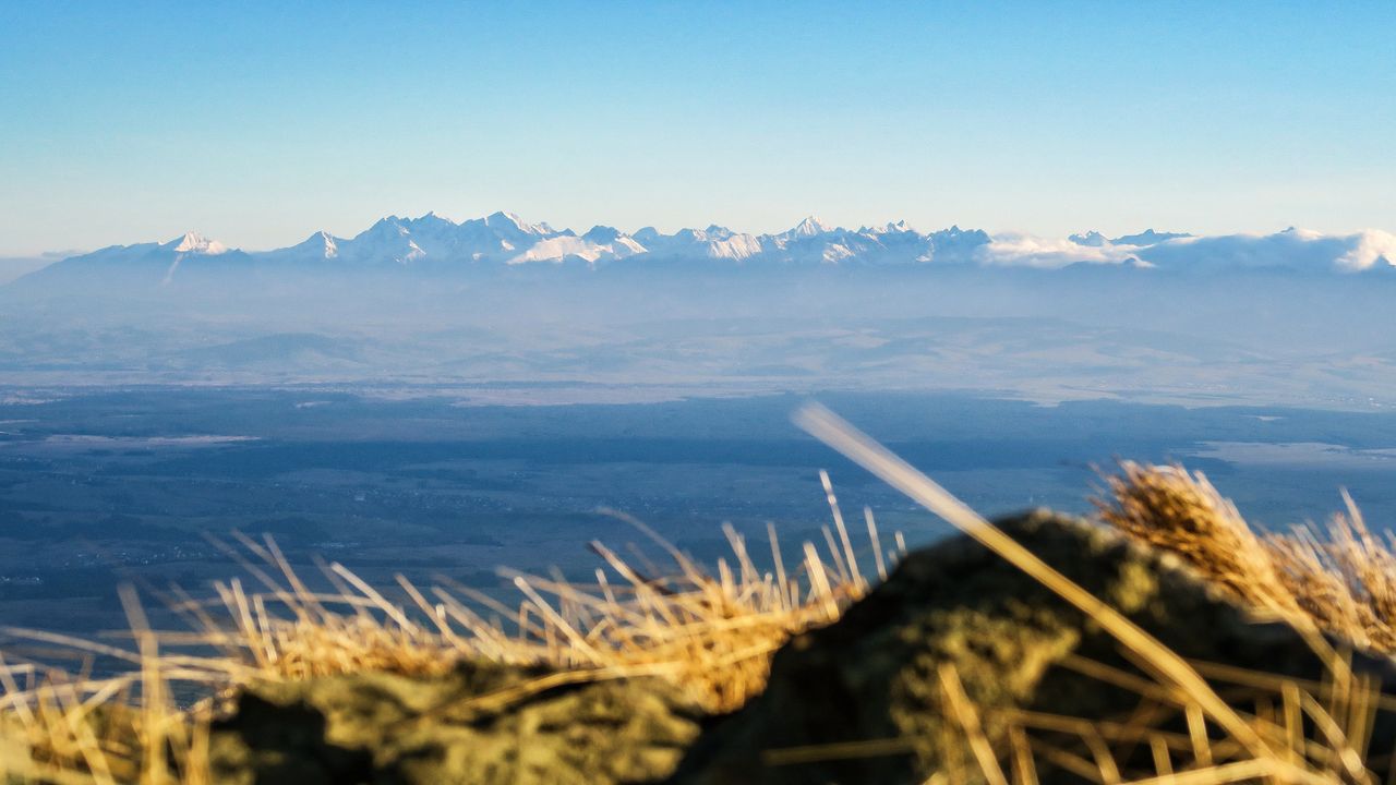 Babia Góra - widok na Tatry