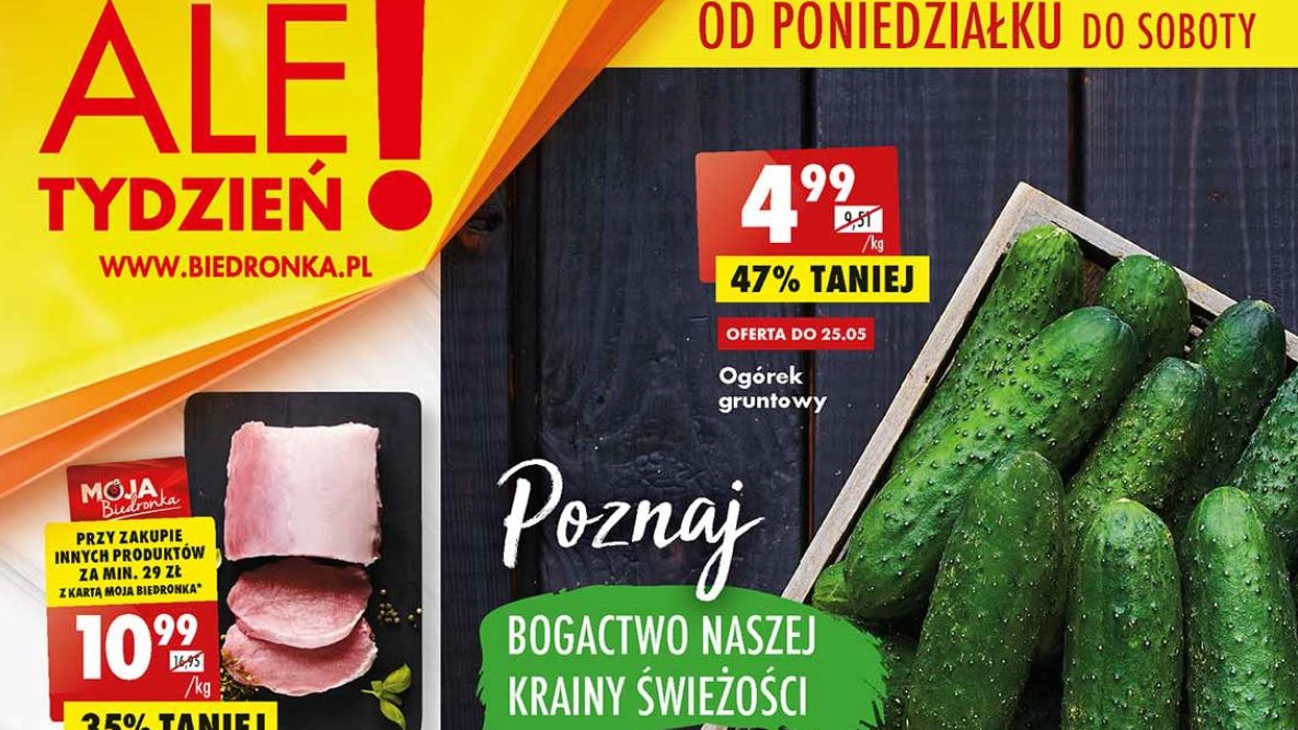 Biedronka gazetka od poniedziałku 23 maja [23.05]