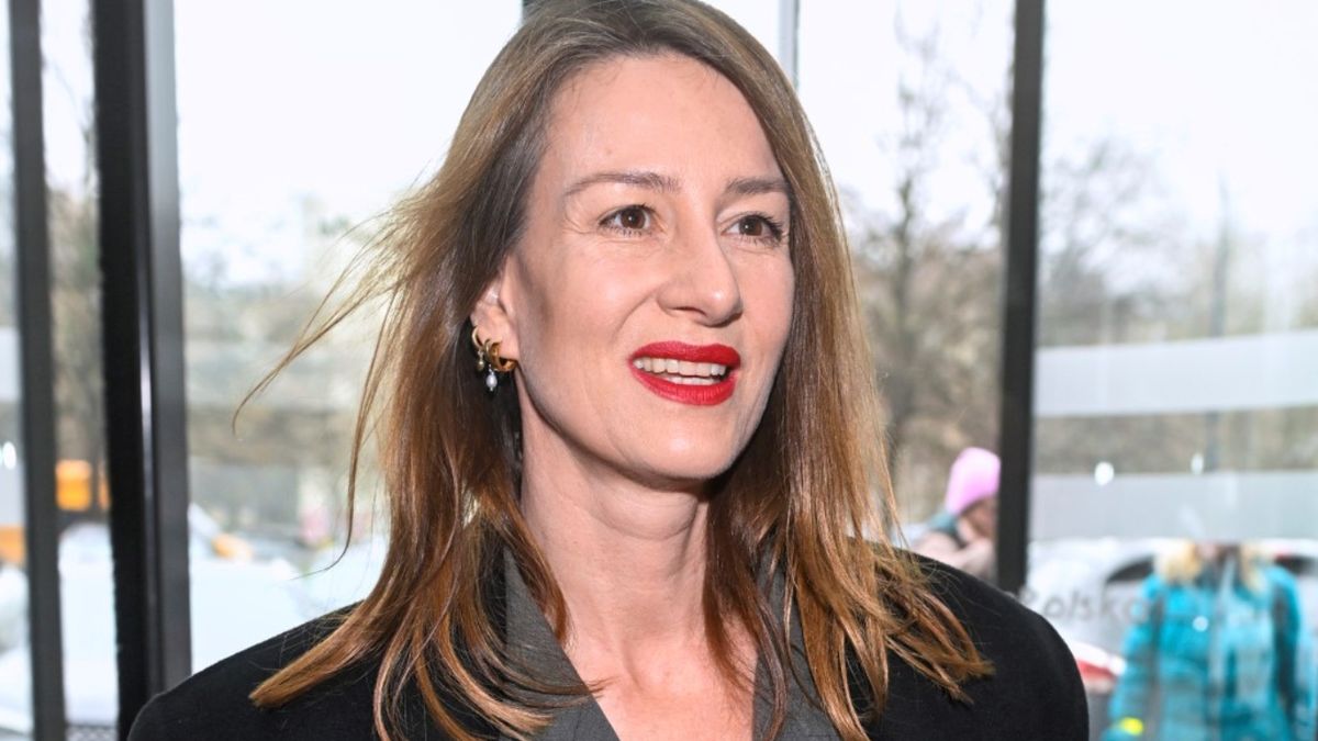 Maja Ostaszewska pokazała się w koronkowej kreacji 