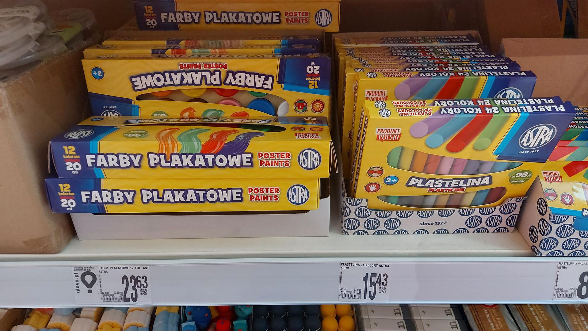 Tyle kosztuje plastelina w Auchan.