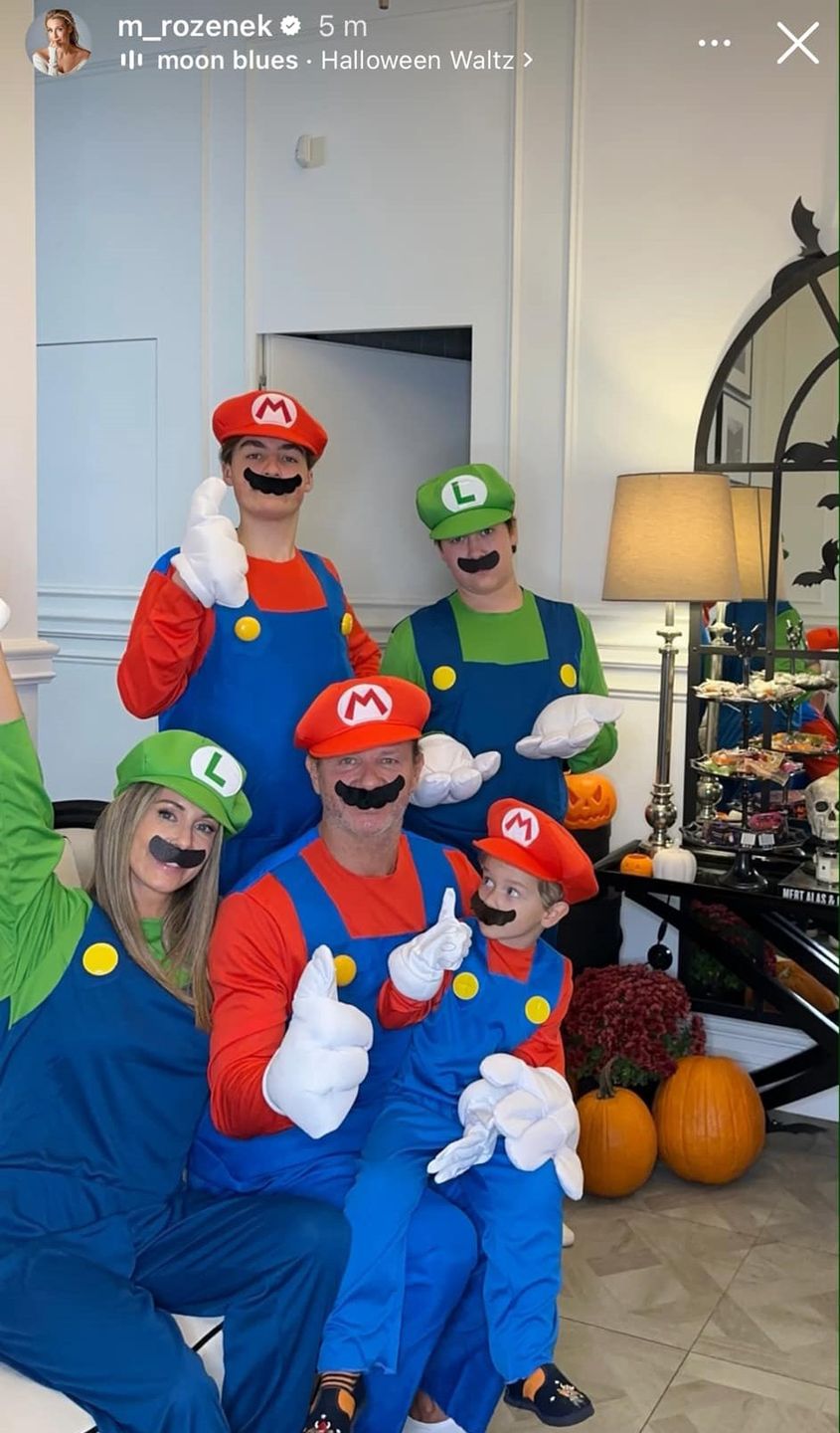 Tak Małgorzata Rozenek z rodziną przebrali się na Halloween