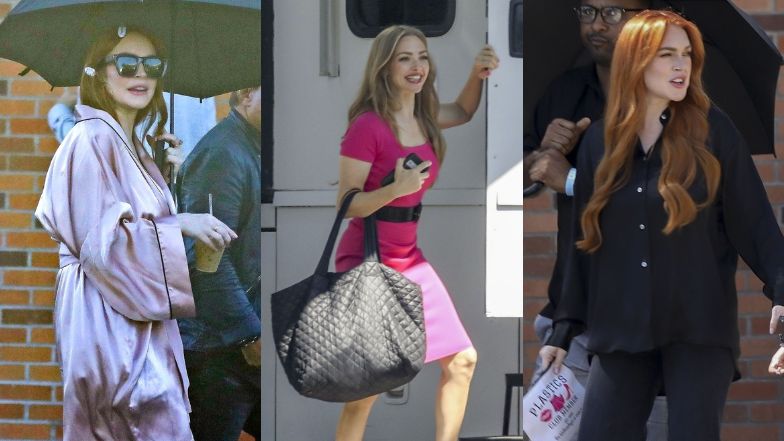 Lindsay Lohan i Amanda Seyfried na planie reklamy inspirowanej filmem "Wredne dziewczyny"