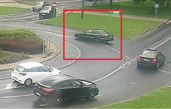 Kołobrzeg: Kierowca mercedesa driftował na rondzie. Został ukarany
