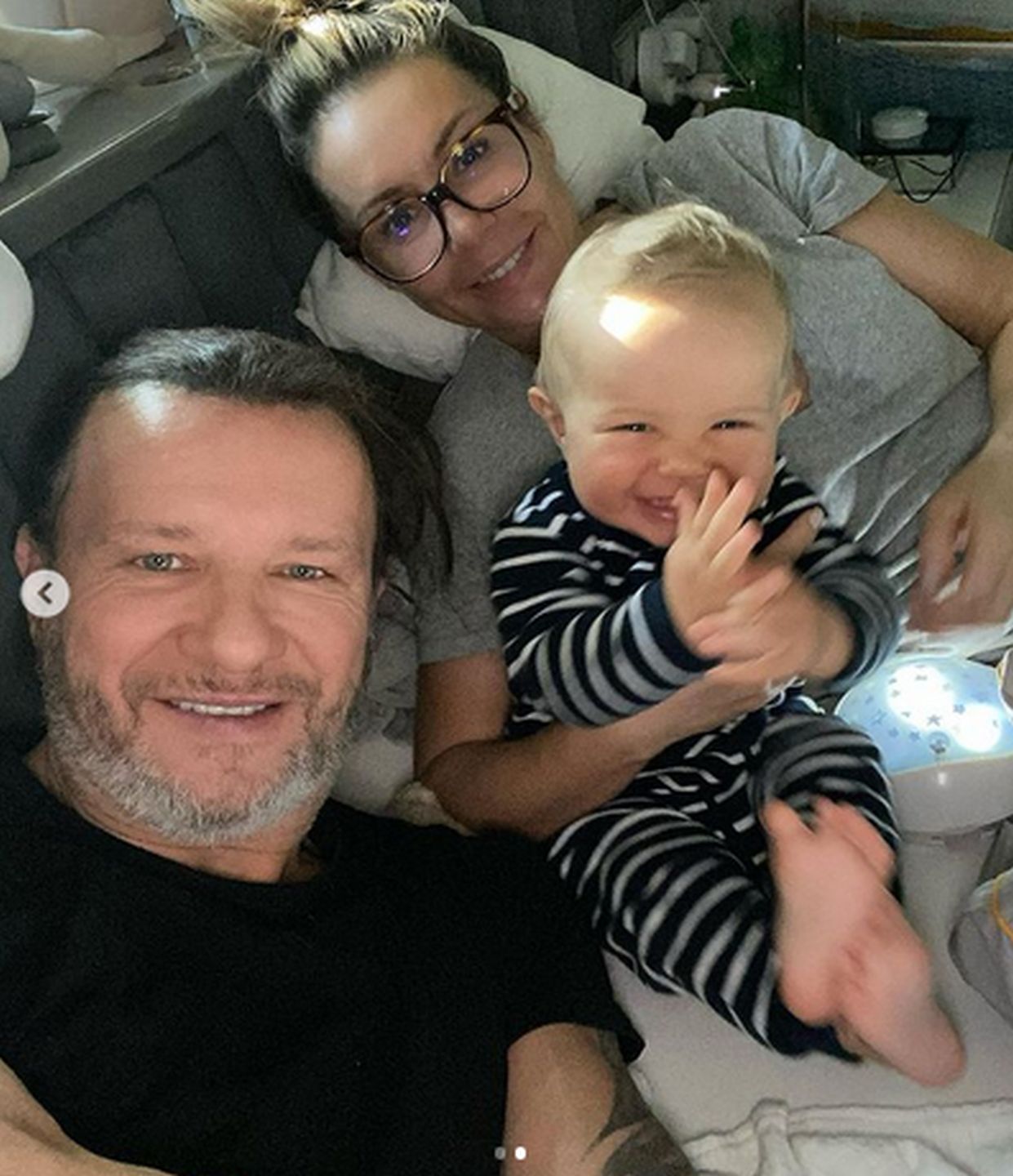 Małgorzata Rozenek i Radosław Majdan z Heniem