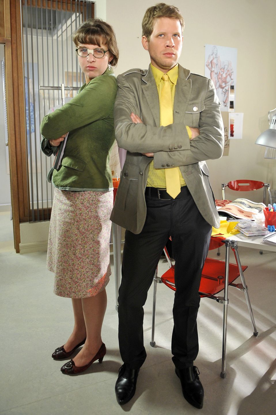 Łukasz Garlicki i Julia Kamińska w "Brzyduli"