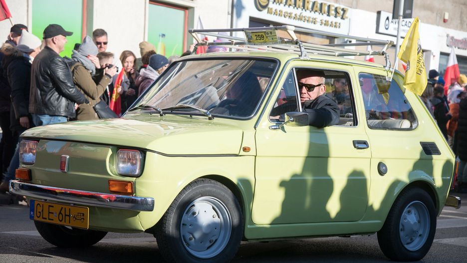 Reporter archiwum 2023 11
11.11.2023 Gdansk Narodowe Swieto Niepodleglosci Parada Niepodleglosci 2023 samochod Polski Fiat 126p
Fot. Wojciech Strozyk/REPORTER *** Local Caption ***
Wojciech Strozyk/REPORTER