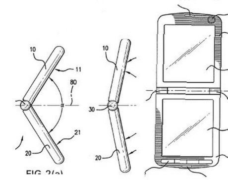 Patent Nokii na klapkę z dotykowym ekranem 2