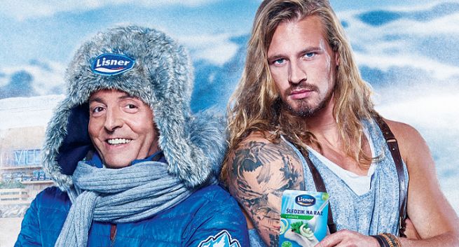 Michel Moran na dalekiej północy reklamuje Śledzia Atlantyckiego Lisner (wideo)