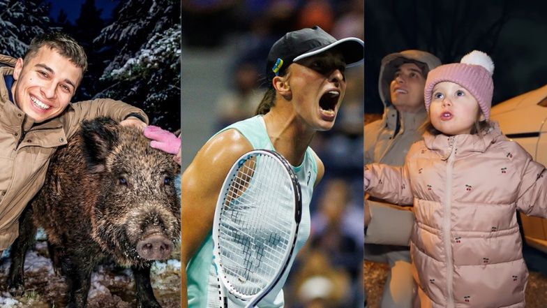 Iga Świątek POMAGA FRIZOWI PRZEGANIAĆ DZIKI? Zobaczcie, jak robi