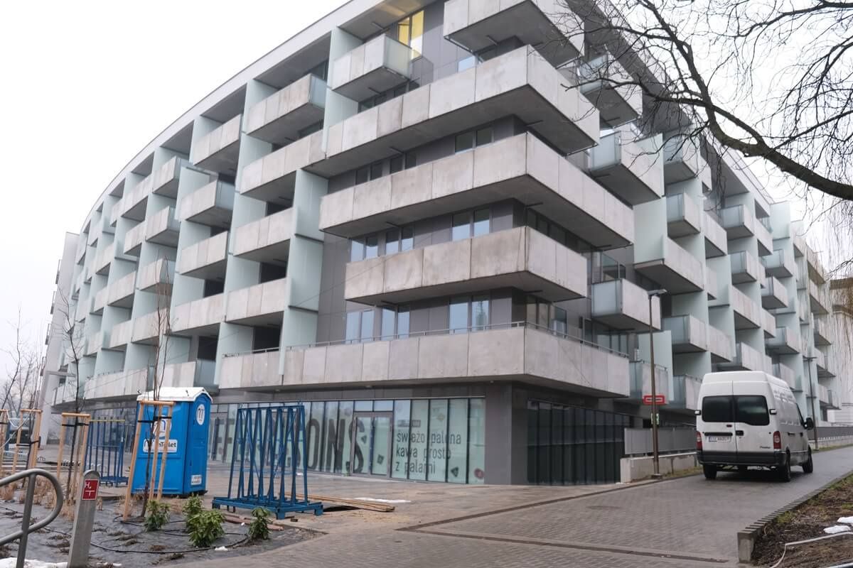 Lokal palarni kawy Coffee & Sons w nowym apartamentowcu przy ul. Lubomelskiej w Lublinie