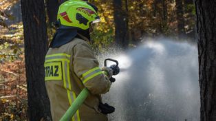 Dramat pod Częstochową. Pożar domu w Borownie i śmierć 64-latka