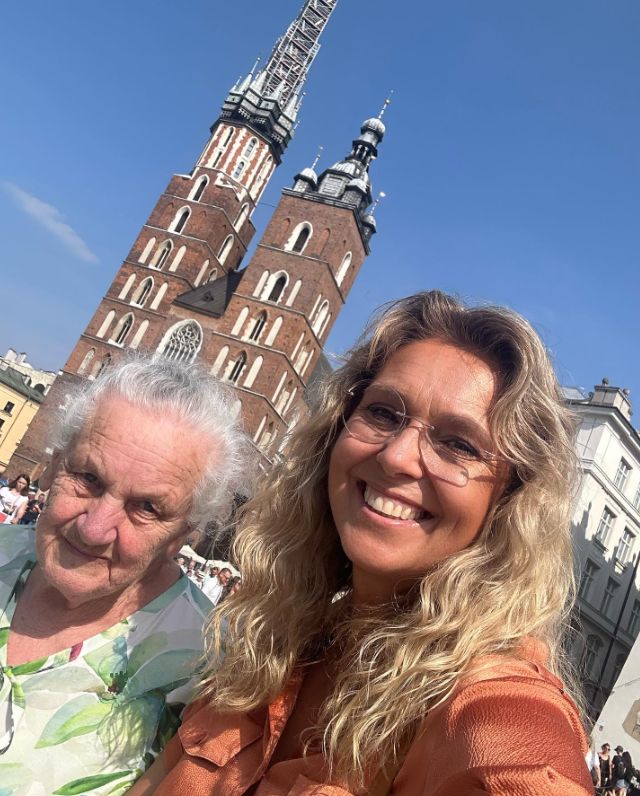 Ewa Wachowicz i jej mama