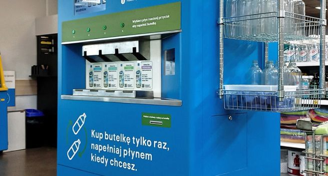 W Castoramie można napełniać butelki środkami czystości