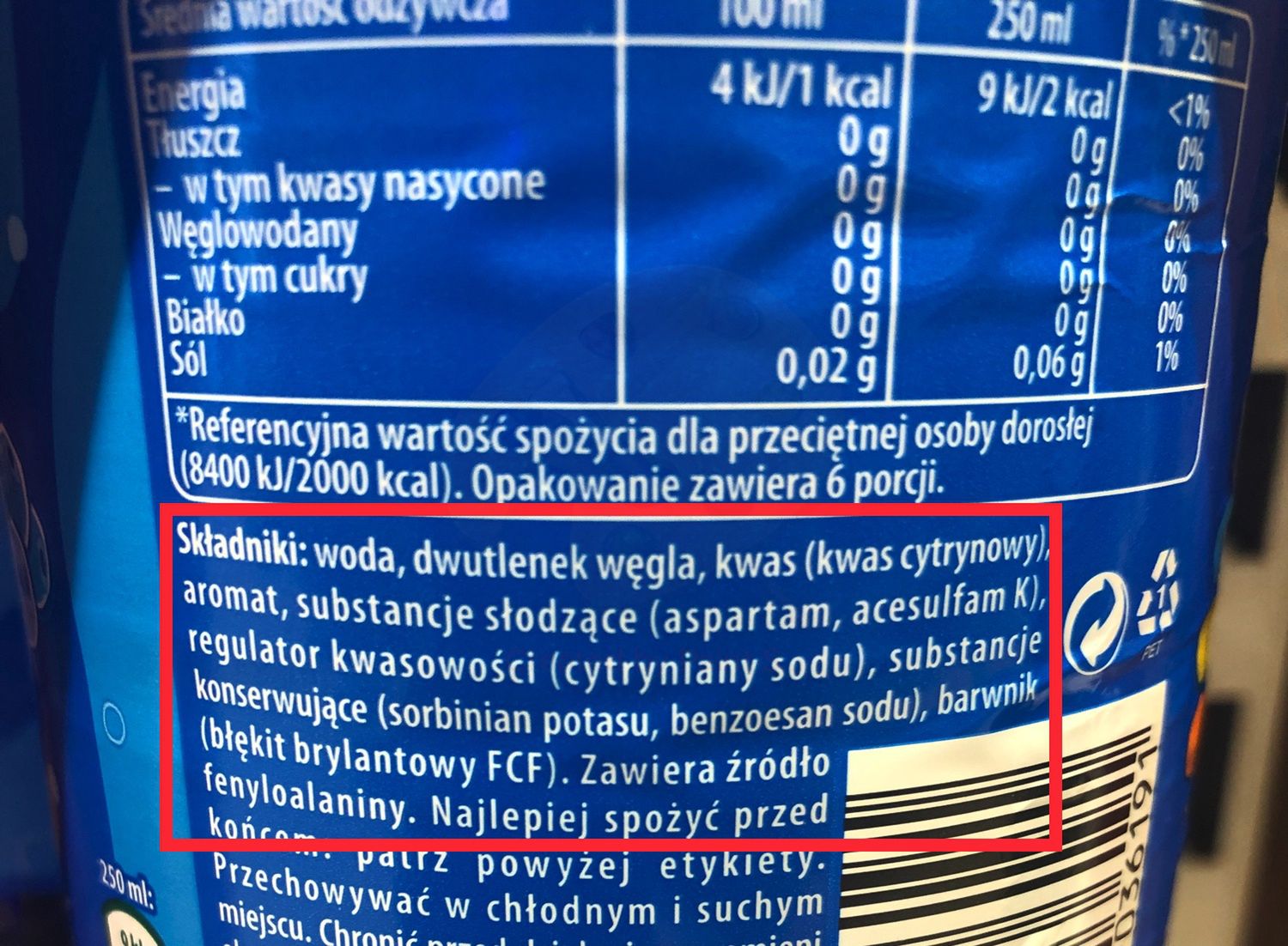 Napoje gazowane mają gorszy skład niz piwa bezalkoholowe