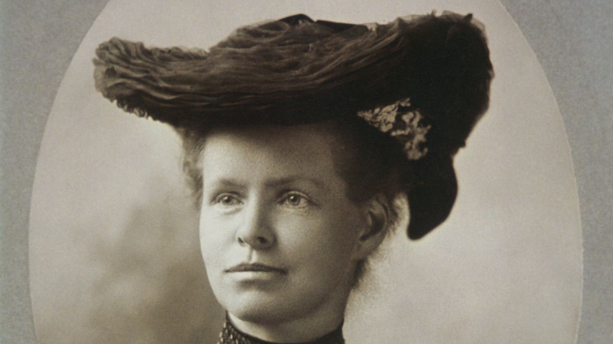 Nettie Stevens około 1904 roku. Fragment fotografii.