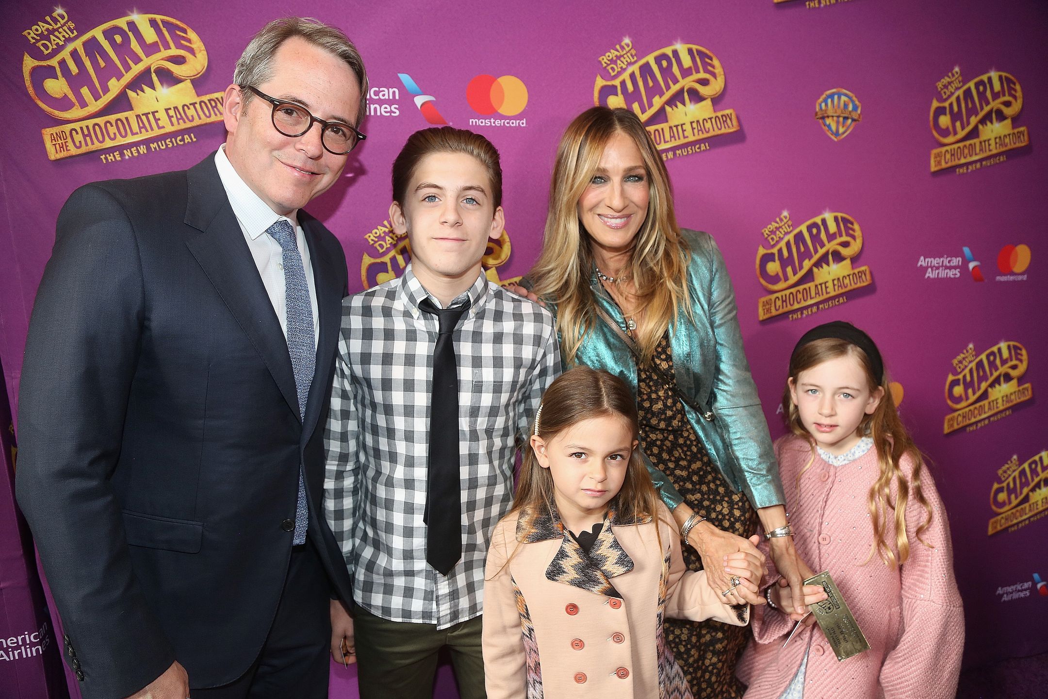 Matthew Broderick i Sarah Jessica z dziećmi