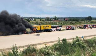 Wypadek na DK1. Kierowca cysterny usłyszał zarzut