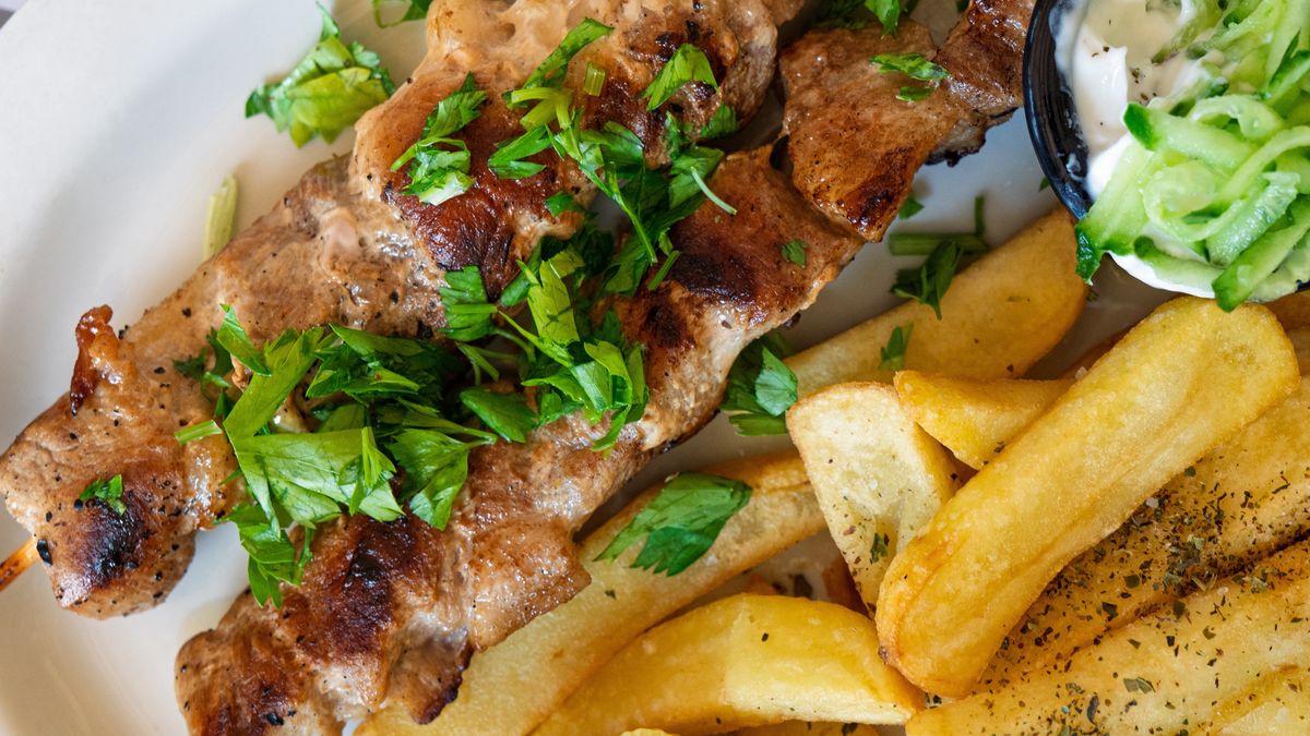 Pyszne souvlaki z kurczaka