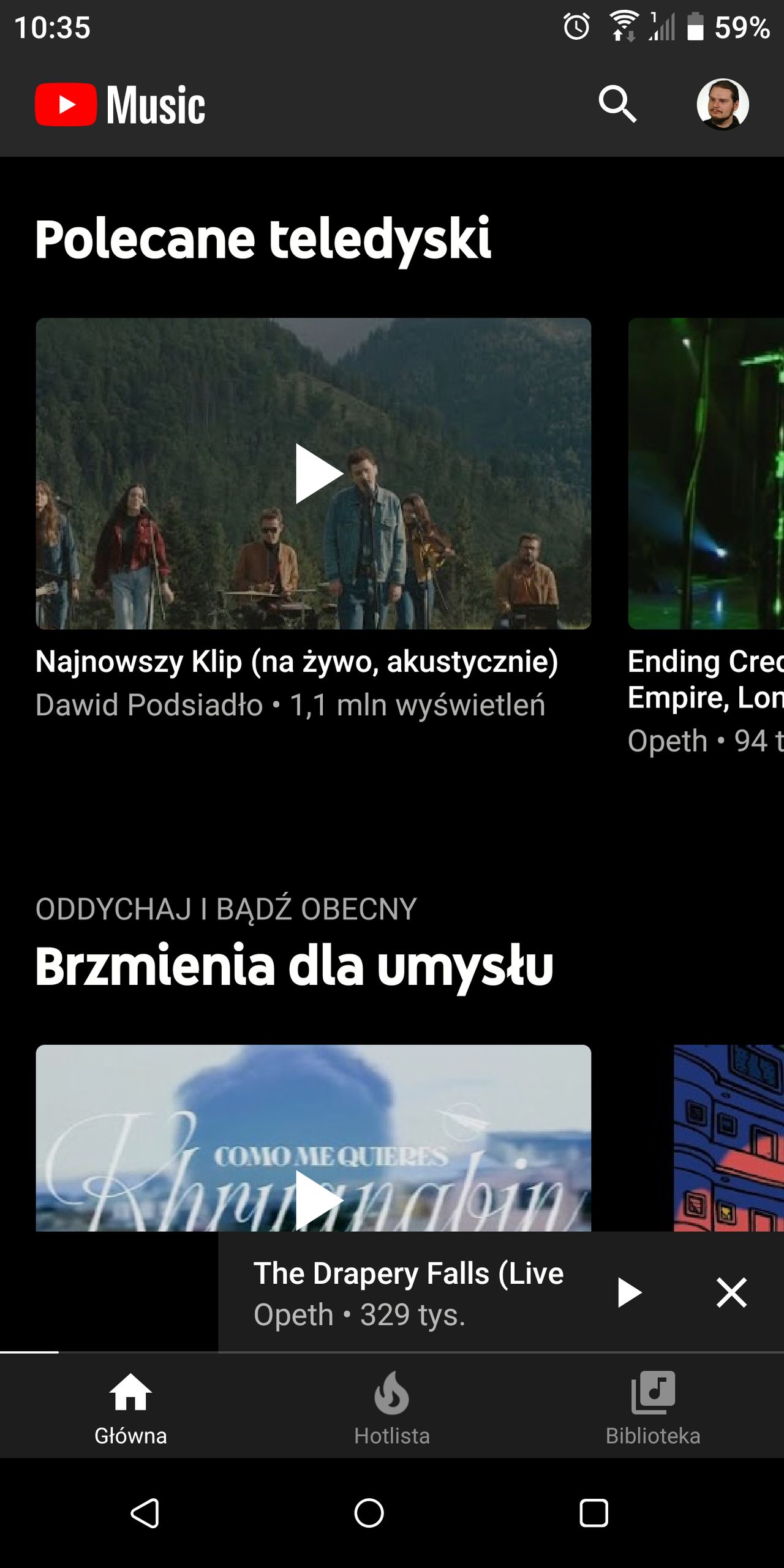 YouTube Music jeszcze w wersji 3.37