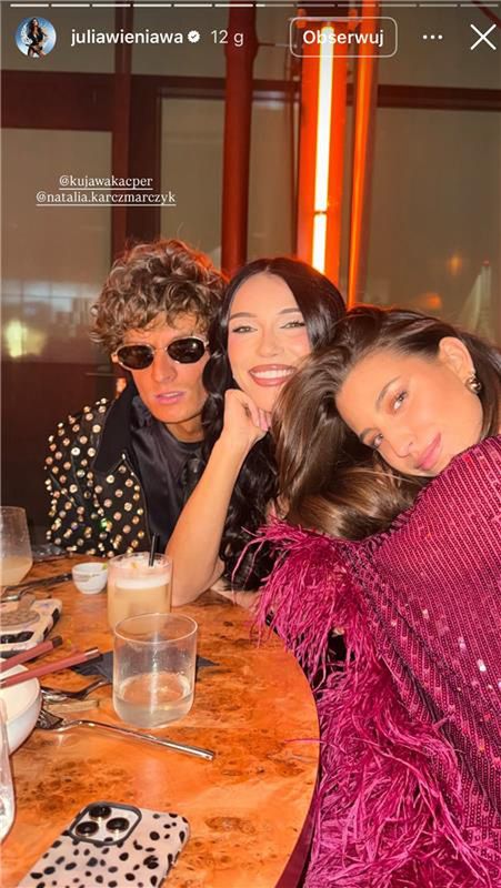 Julia Wieniawa na sylwestrze z Natsu