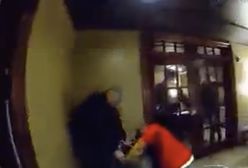 Sceny w hotelu. Szop spadł z sufitu i zaatakował gościa