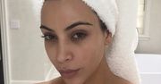 Kim Kardashian "bez makijażu"...