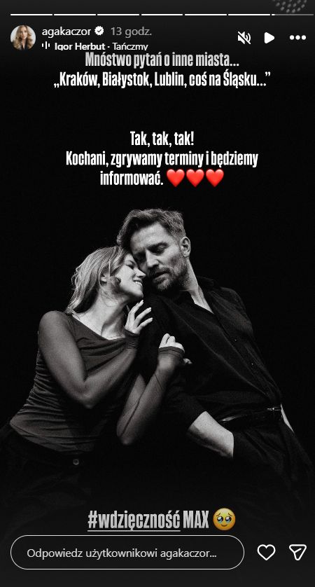 Agnieszka Kaczorowska i Marcin Rogacewicz