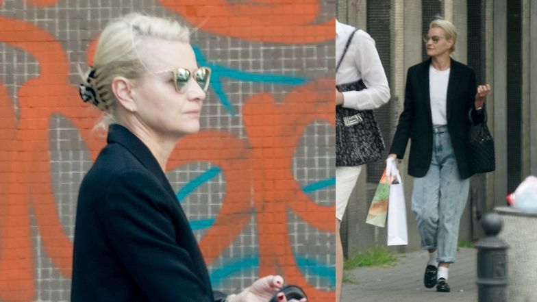Małgorzata Kożuchowska w stylizacji a’la Michael Jackson 