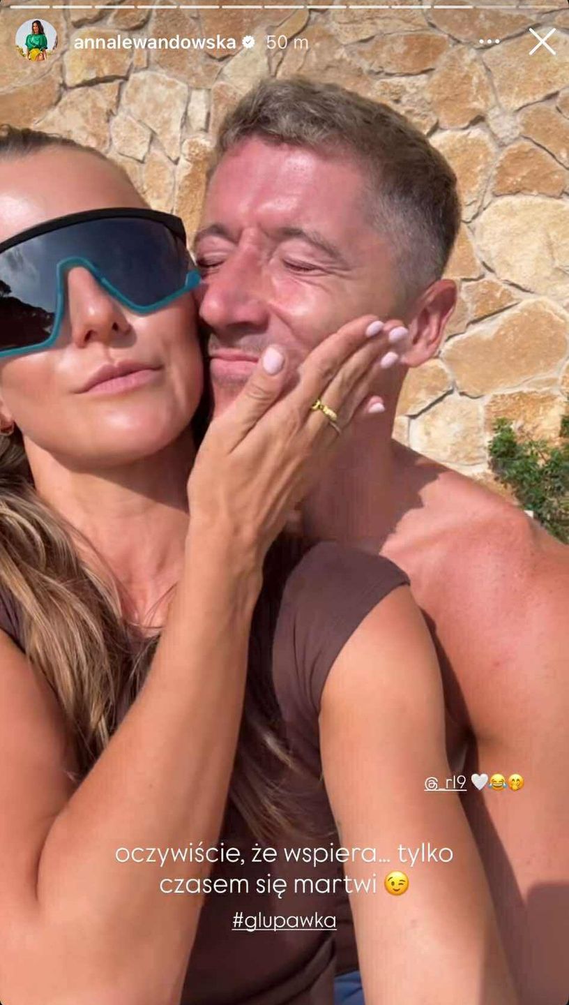 Anna i Robert Lewandowscy