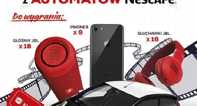 Nescafé rozdaje w loterii bilety do kina i samochód