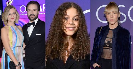 Polskie gwiazdy oglądają transmisję z Oscarów w kinie: Piotr Stramowski z ukochaną, Katarzyna Warnke, Emilia Dankwa... (ZDJĘCIA)