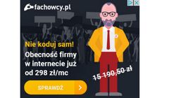 Fachowcy.pl w reklamie nawiązują do faktur KOD-u dla firmy Mateusza Kijowskiego