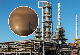 Rafineria Ilskij podpalona. Pożar objął ponad 700 m kw. terenu