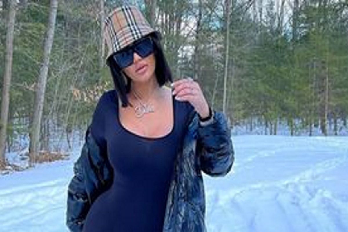 Modelka jako brunetka