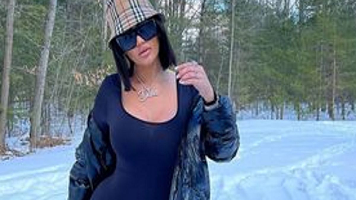 Modelka jako brunetka