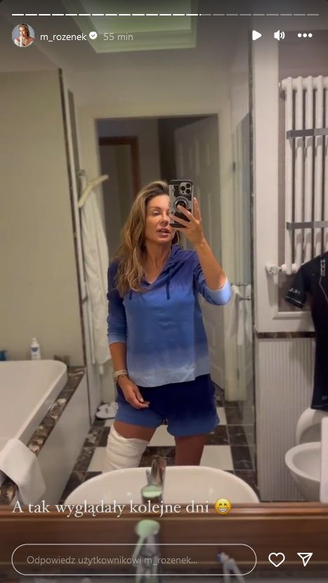 Małgorzata Rozenek wylądowała w szpitalu po szaleństwach na nartach