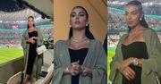 Georgina Rodriguez uzbrojona w dodatki za niemal 10 MILIONÓW ZŁOTYCH paraduje po trybunach w Katarze. To bal czy mecz? (FOTO)