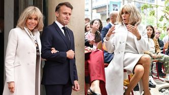 72-letnia Brigitte Macron eksponuje nogi podczas spotkania z pierwszą parą Brazylii