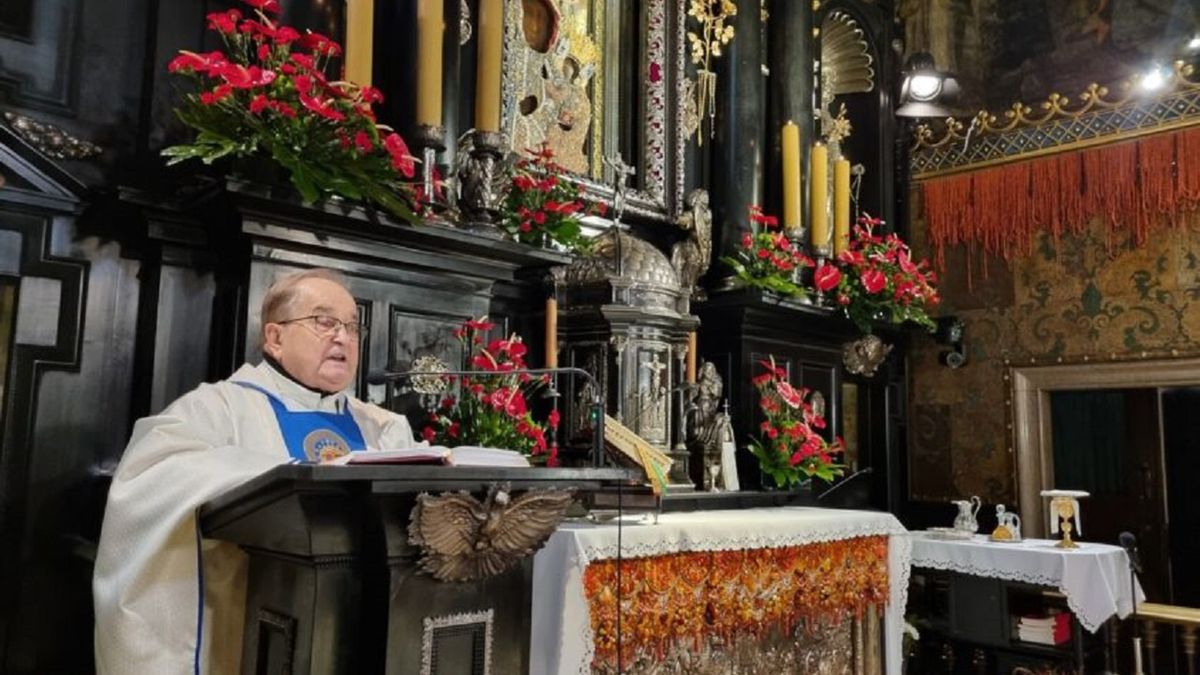 O. Tadeusz Rydzyk podczas homilii na Jasnej Górze
