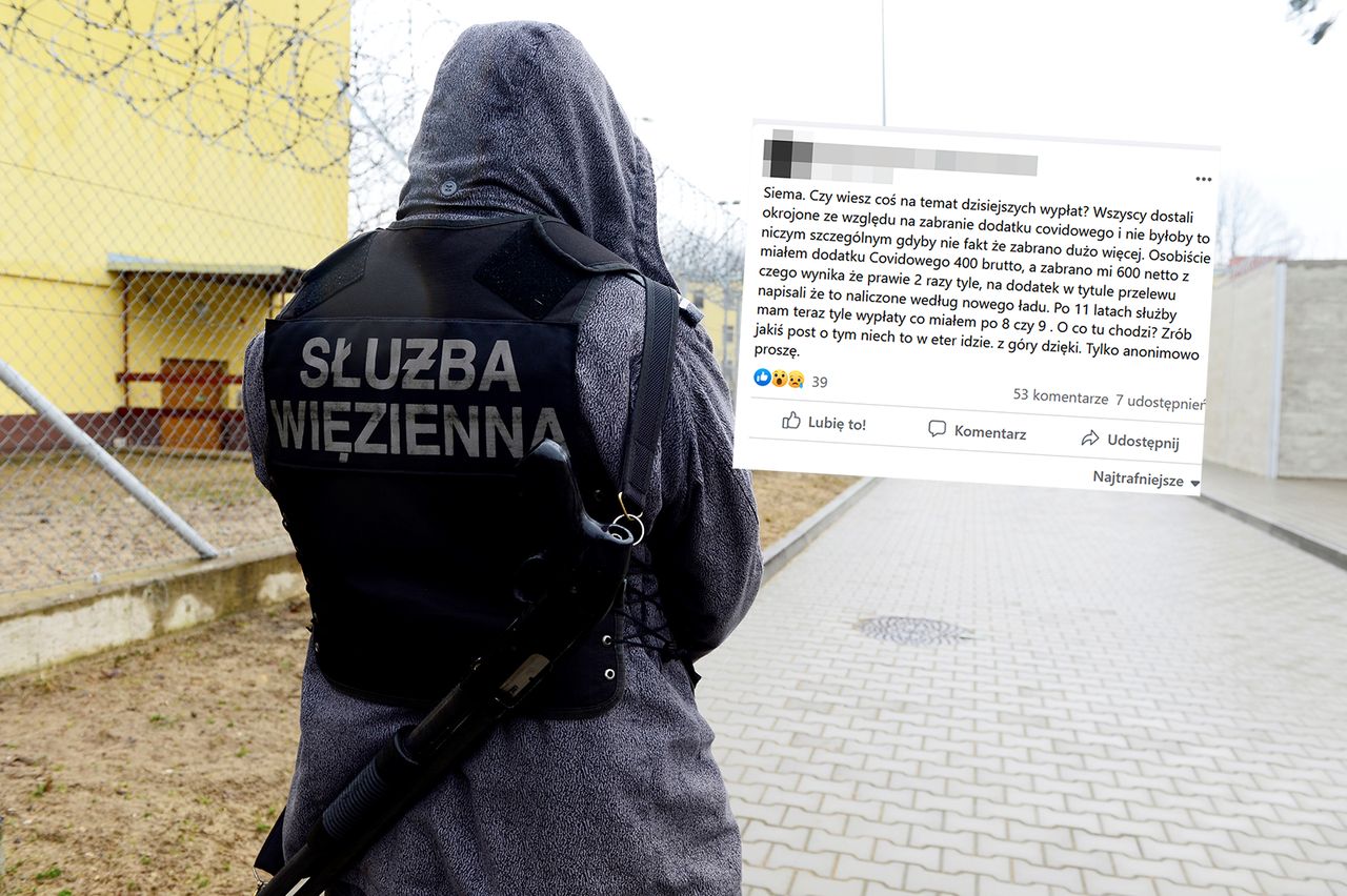 Funkcjonariusze Służby Więziennej również dostali mniejsze uposażenia w styczniu