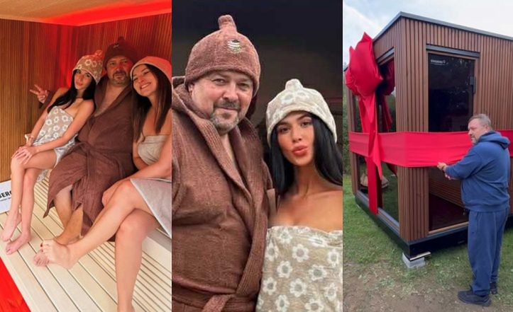 Roksana Węgiel sprezentowała ojcu saunę