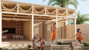 Lublin: Przedszkole w Senegalu zaprojektowane przez studentki