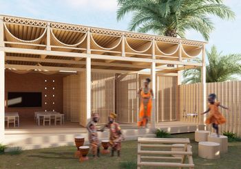 Lublin: Przedszkole w Senegalu zaprojektowane przez studentki