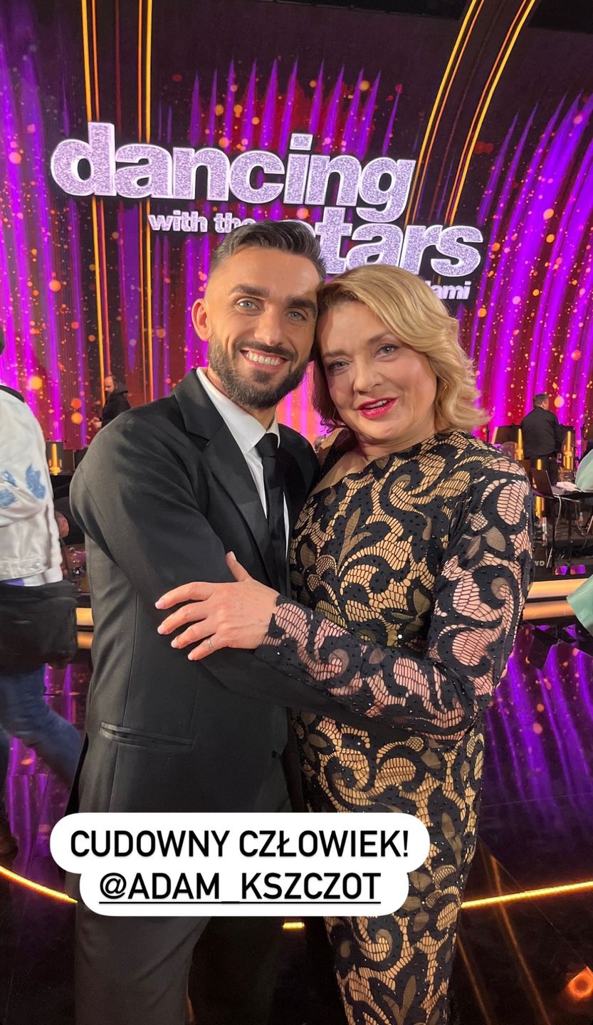 Małgorzata Ostrowska-Królikowska na planie "Tańca z Gwiazdami"