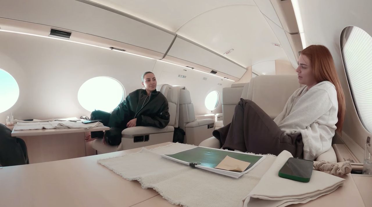 Kim Kardashian's private jet