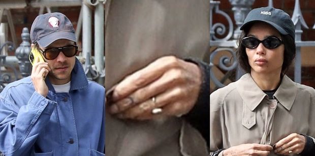 Zaręczeni Harry Styles i Zoë Kravitz maszerują ulicami Londynu. Na palcu aktorki lśniła błyskotka za MILION DOLARÓW (FOTO)