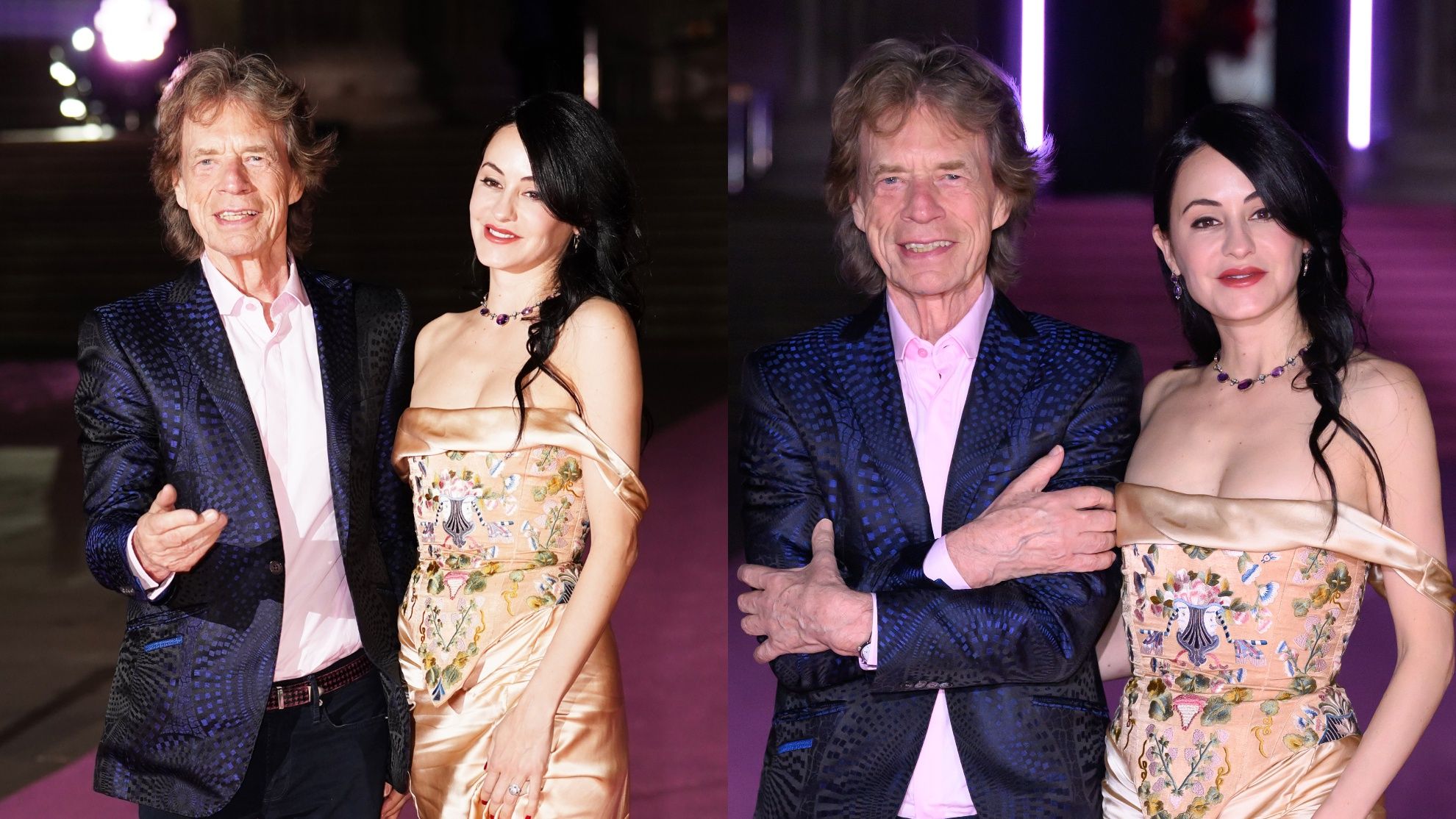 Mick Jagger na gali z młodszą o 44 lata narzeczoną