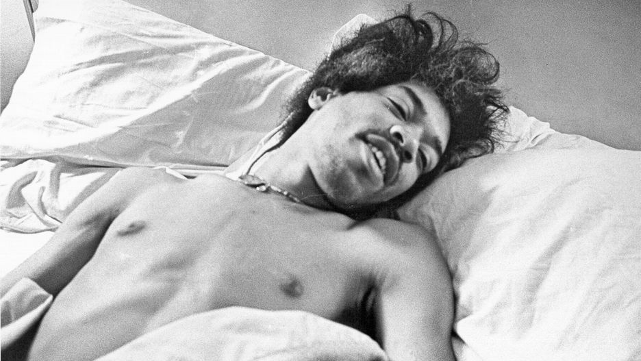 Jimi Hendrix sfotografowany rok przed śmiercią w nowojorskim hotelu