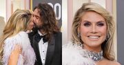 Złote Globy 2023. Heidi Klum skąpana w cekinach całuje ukochanego na czerwonym dywanie (ZDJĘCIA)