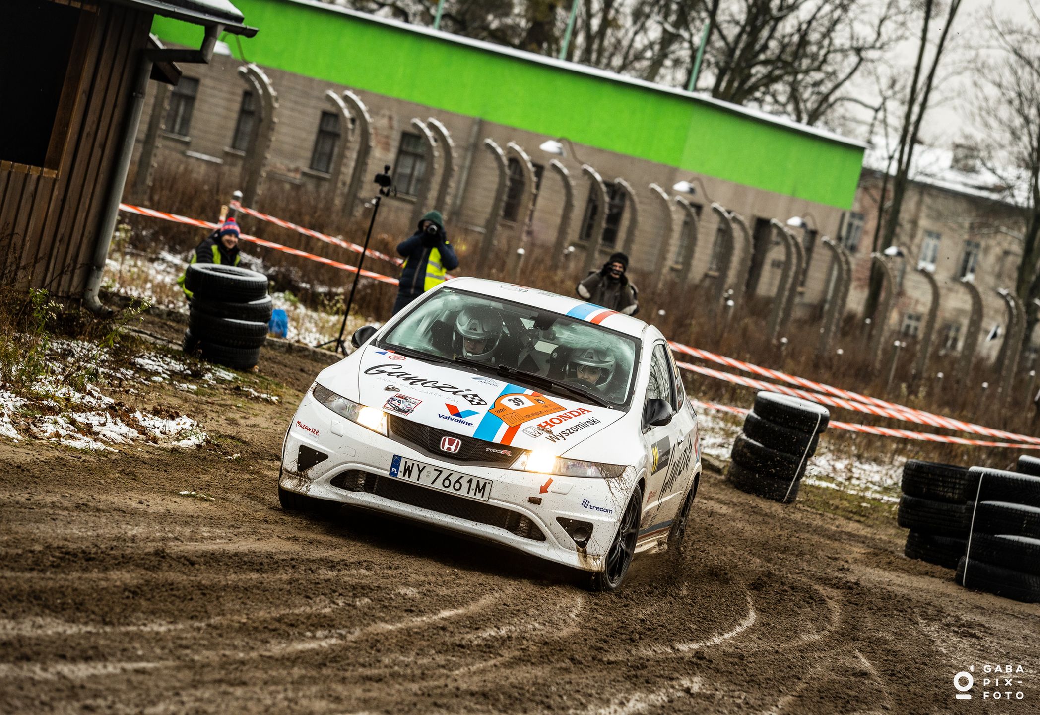 Anna Gańczarek-Rał w rajdowej Hondzie Civic